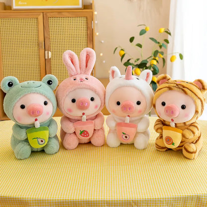 Milk Tea Plush Pig Toy
