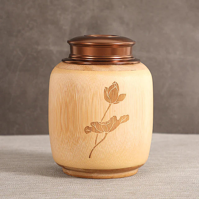 Bamboo Tea Canister and Tea Awakening Box