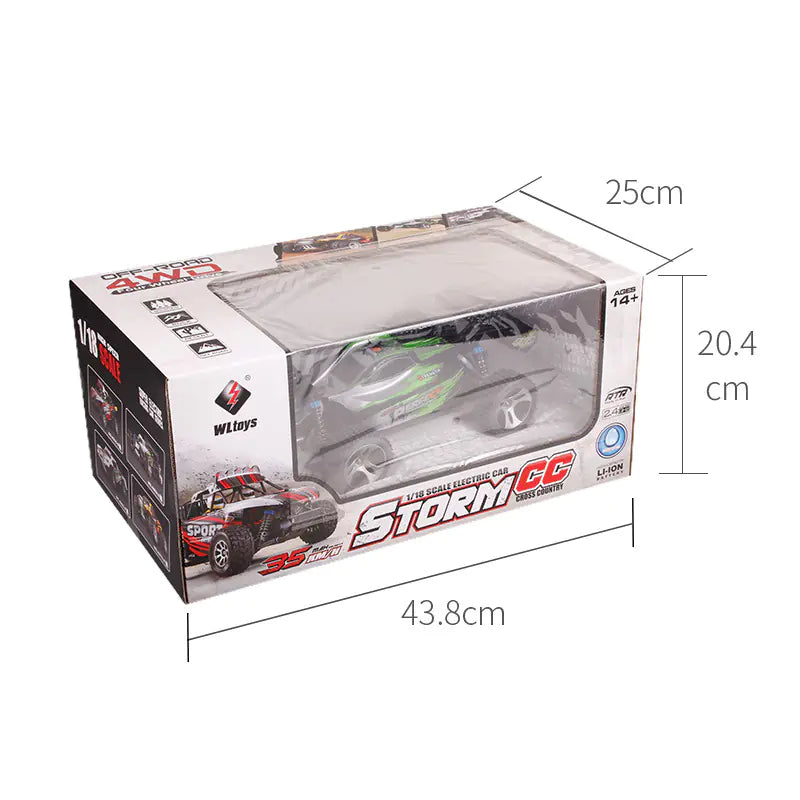 High-Speed RC Off-Road Car Model