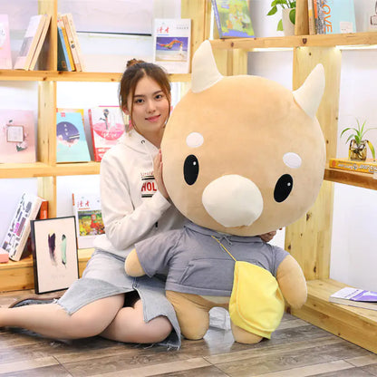Plush Cow Doll - Stuffed Toy Figure