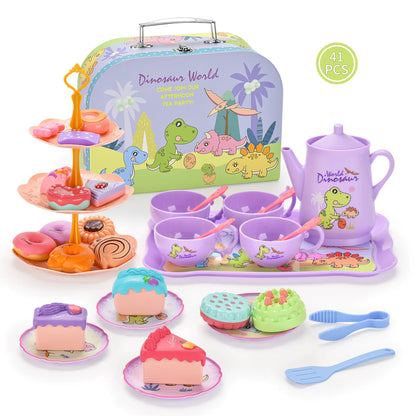 Girls Play House Simulation Dessert & Tea Toy Set