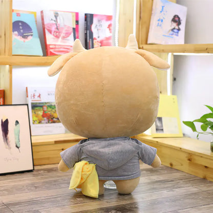 Plush Cow Doll - Stuffed Toy Figure