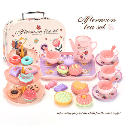 Girls Play House Simulation Dessert & Tea Toy Set