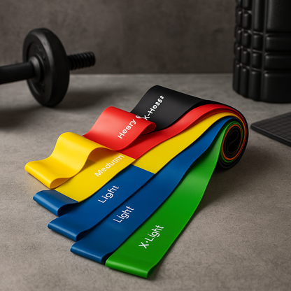 Yoga Resistance Bands – Elastic Fitness Set