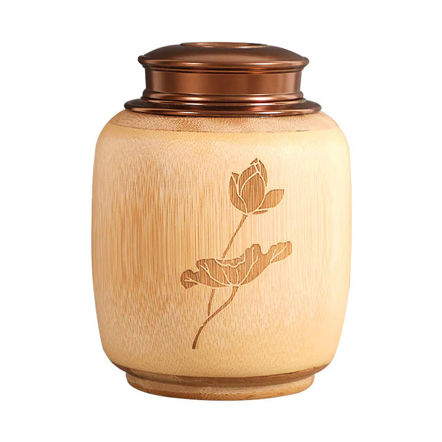 Bamboo Tea Canister and Tea Awakening Box