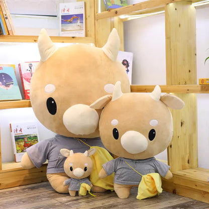 Plush Cow Doll - Stuffed Toy Figure