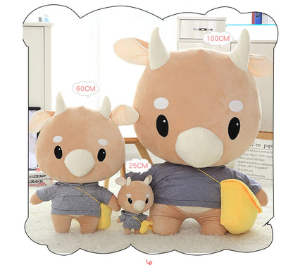Plush Cow Doll - Stuffed Toy Figure