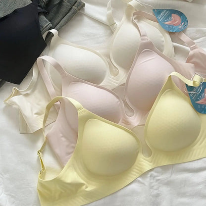 Comfort Adjustable Women's Bra with Honeycomb Cup